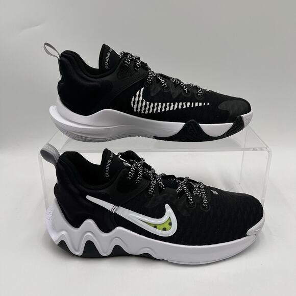 Kids Size 7Y Nike Giannis Immortality Black Volt Basketball DB6081 010 NEW - Picture 1 of 5
